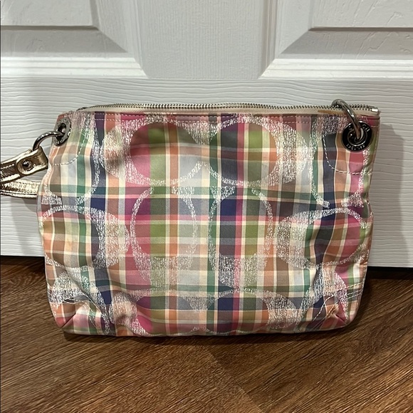 Coach Multicolor Plaid Shoulder Bag - Picture 3 of 10